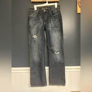 Guess Women's Straight Leg Distressed Jeans